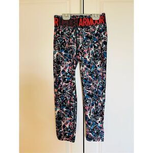 Under Armour HeatGear Crop‎ Leggings - Girls
